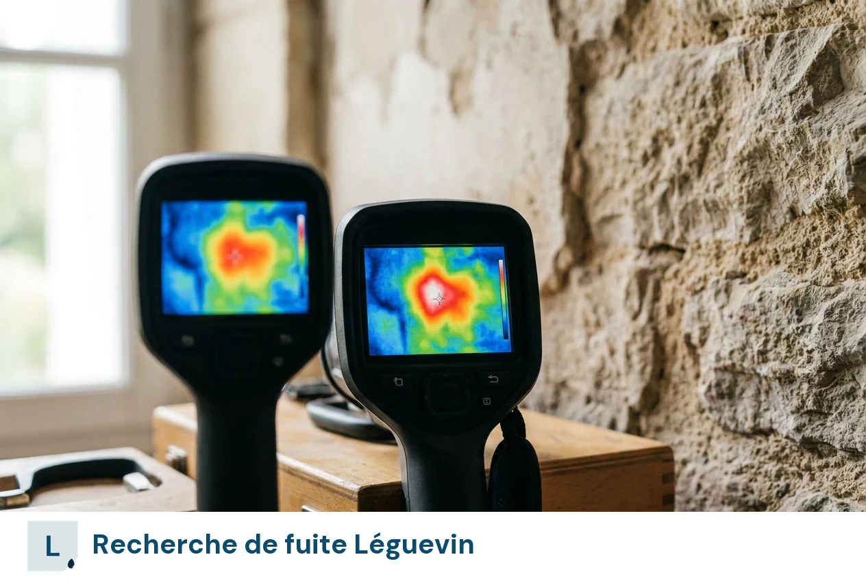 Recherche de fuite à Léguevin