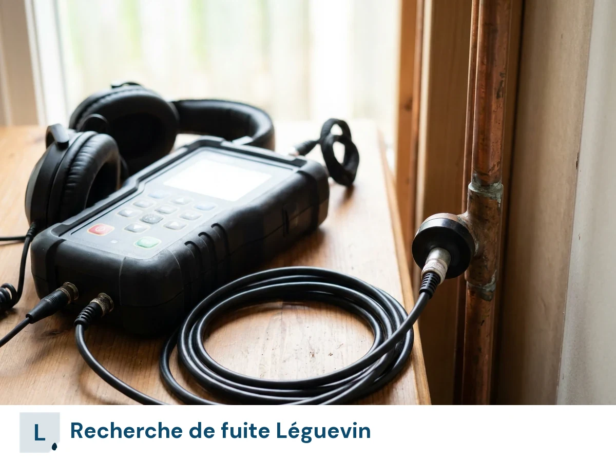 Recherche de fuite à Léguevin