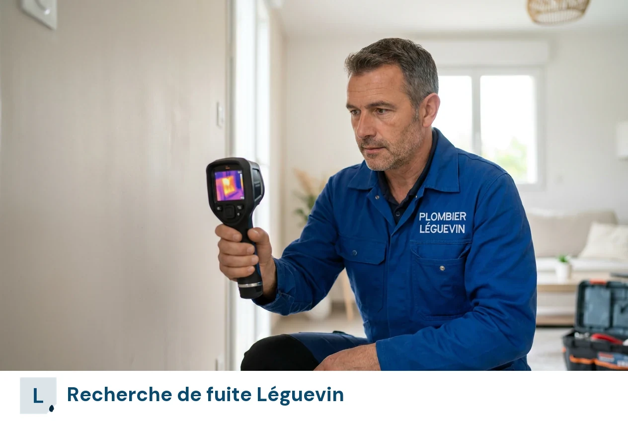 Recherche de fuite à Léguevin