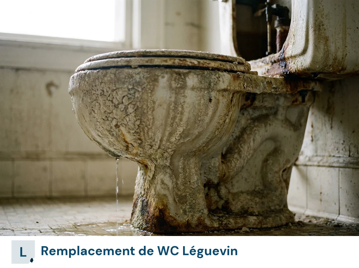 Remplacement de WC à Léguevin