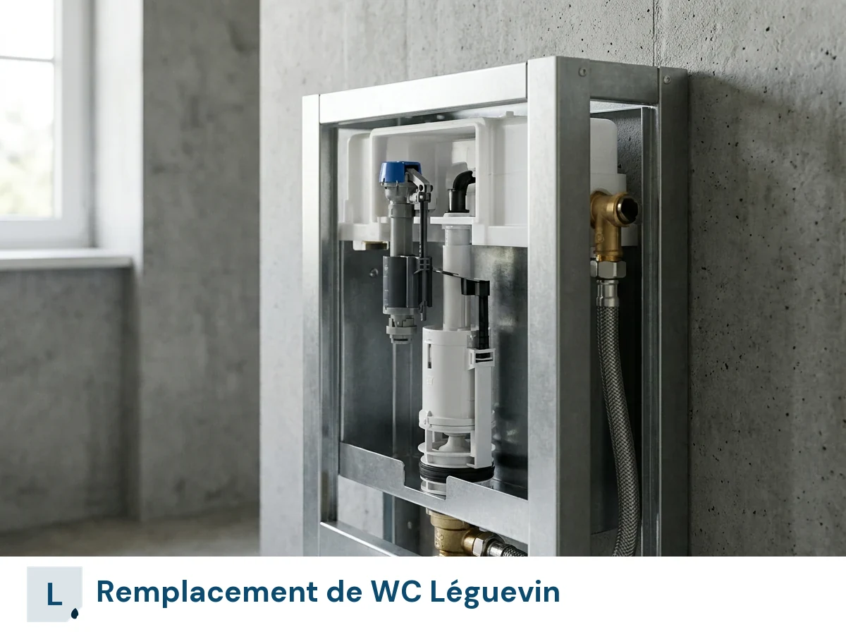 Remplacement de WC à Léguevin